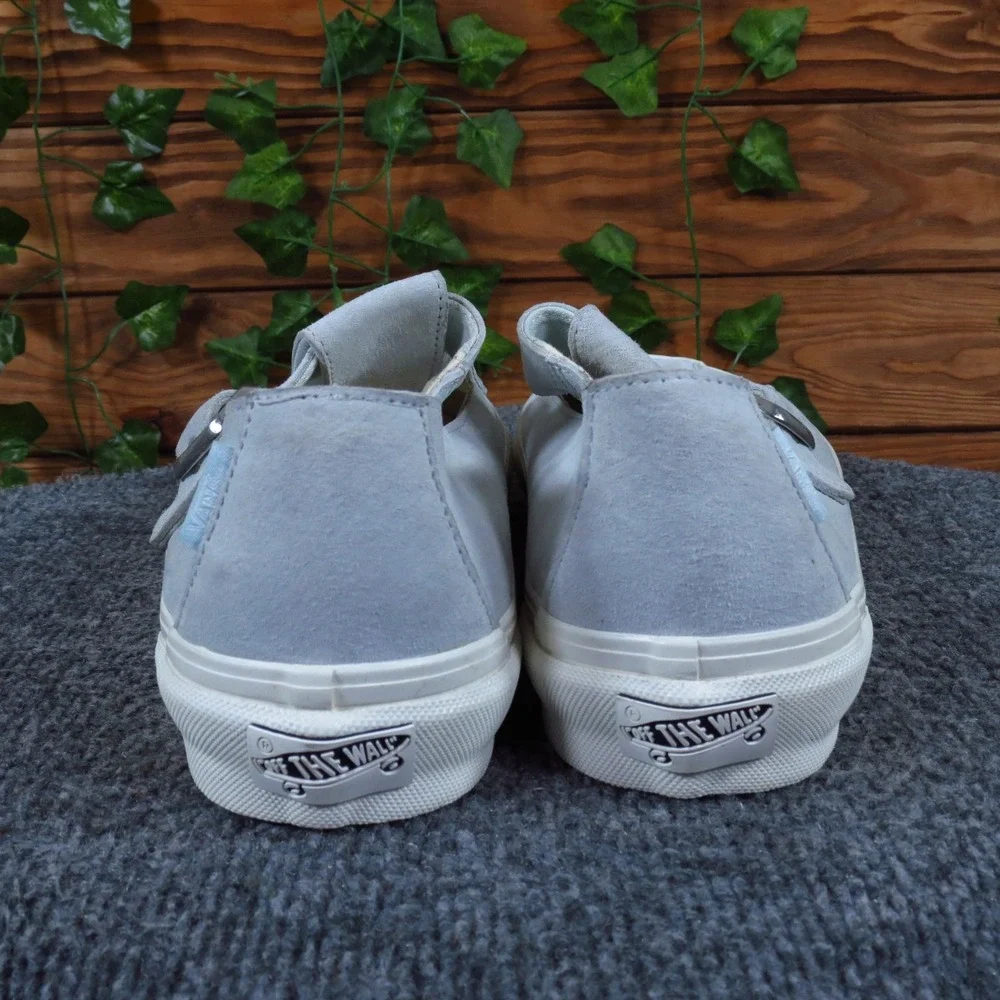 Vans LX Mary Jane 93 Women Shoe Size 9 Lifestyle Spa Blue Suede Buckle Sneaker